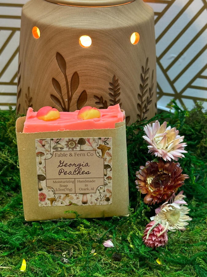 Georgia Peaches Goat Milk Soap Bar