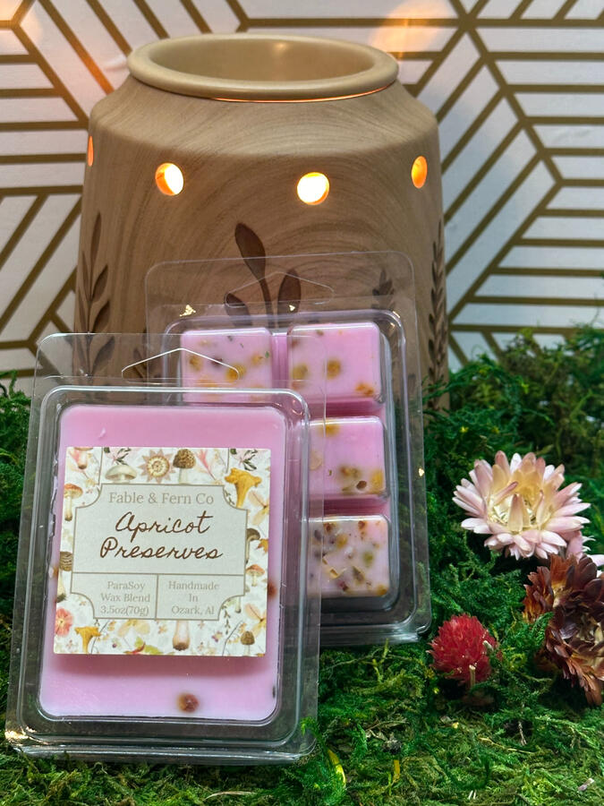 Apricot Preserves Wax Melts Soy Wax 6 Cube
