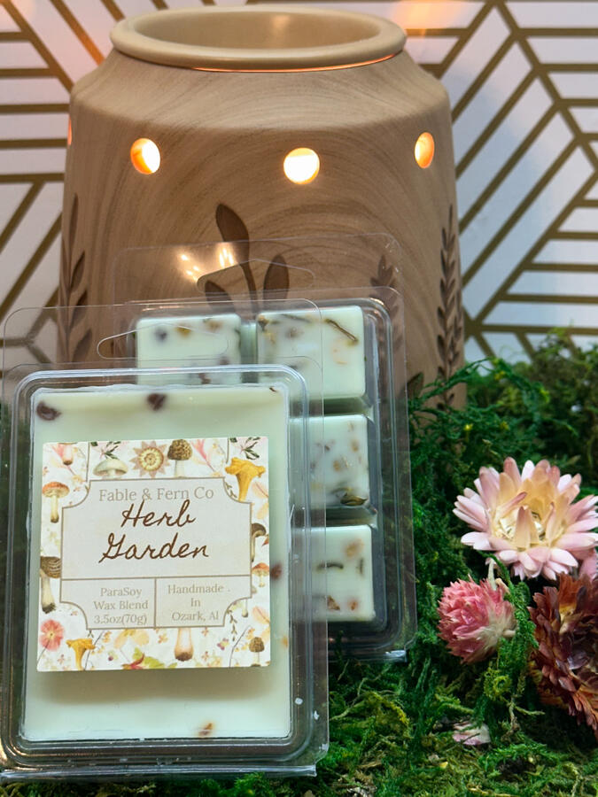 Herb Garden Wax Melts Soy Wax 6 Cube